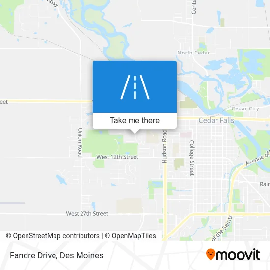 Fandre Drive map