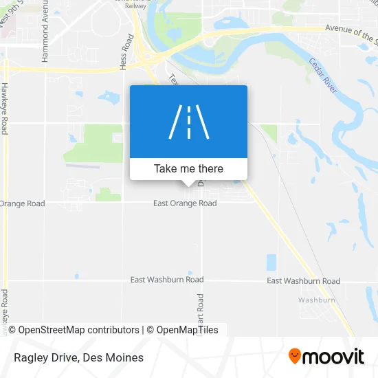 Ragley Drive map