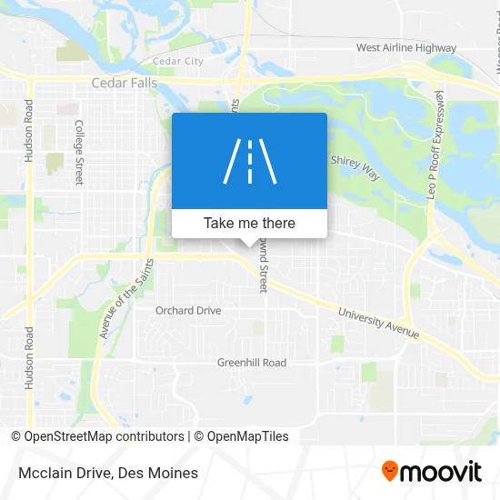 Mcclain Drive map