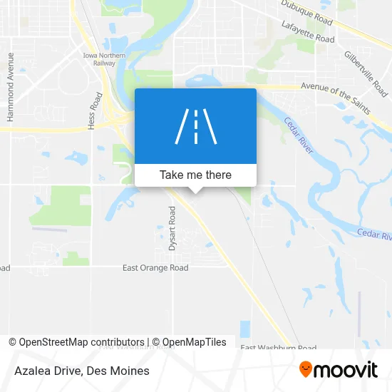 Azalea Drive map
