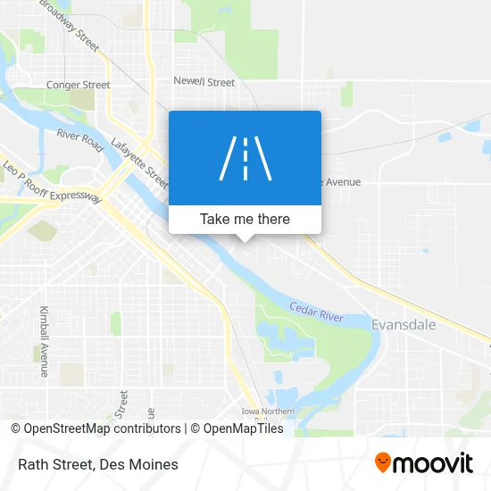 Rath Street map
