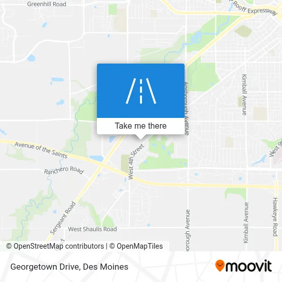 Georgetown Drive map