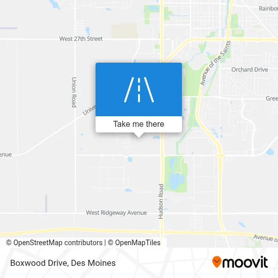 Boxwood Drive map