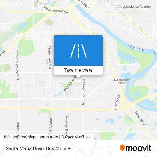 Santa Maria Drive map