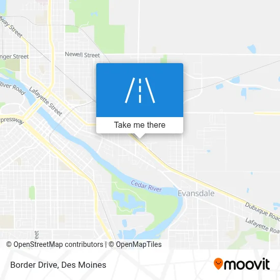 Border Drive map