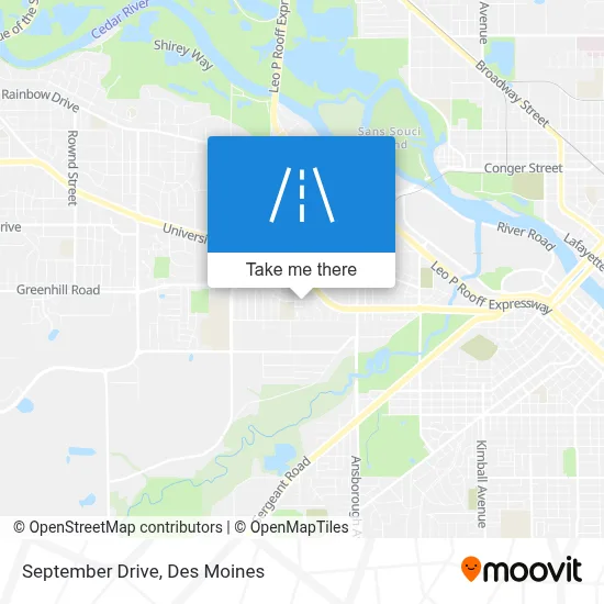 September Drive map