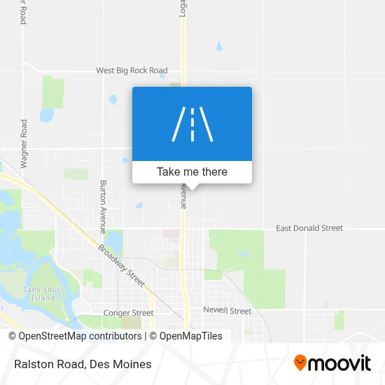 Ralston Road map