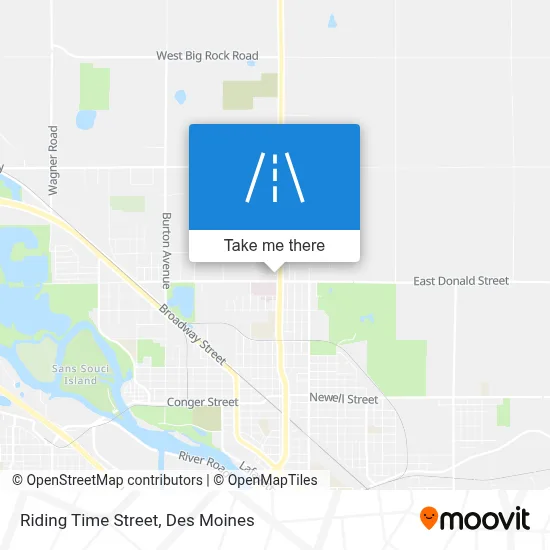 Riding Time Street map
