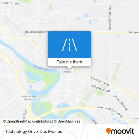 Technology Drive map