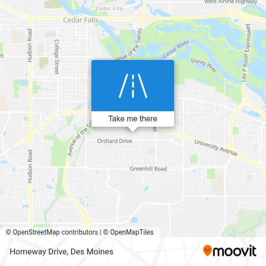 Homeway Drive map