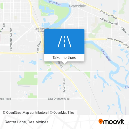 Renter Lane map