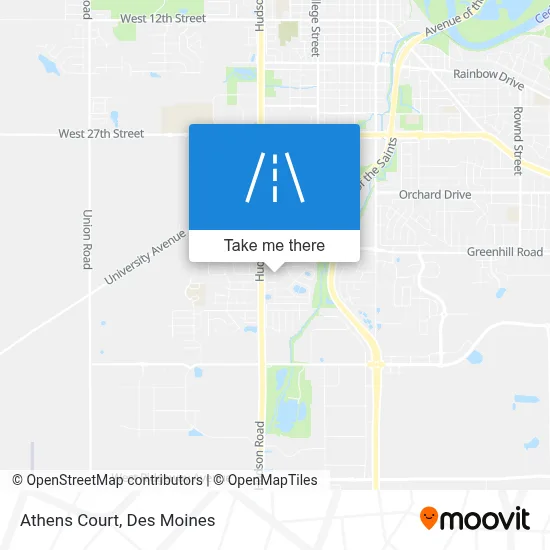 Athens Court map