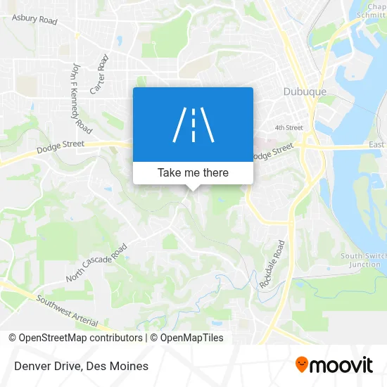 Denver Drive map
