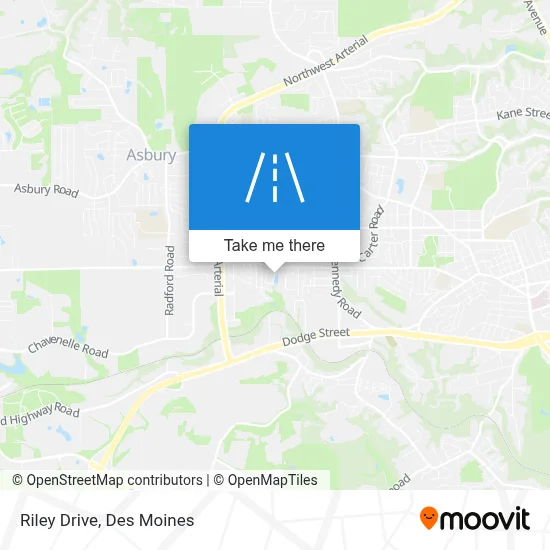 Riley Drive map