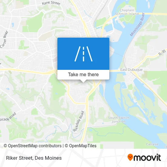 Riker Street map