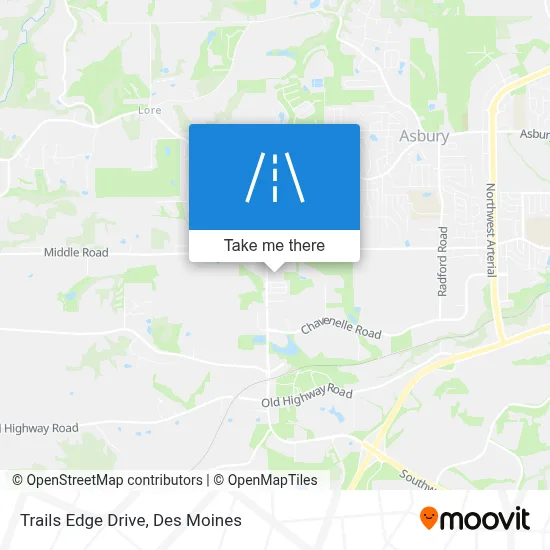 Trails Edge Drive map