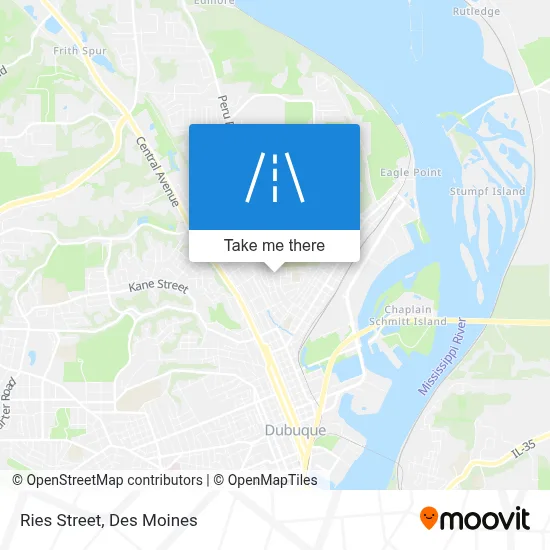 Ries Street map