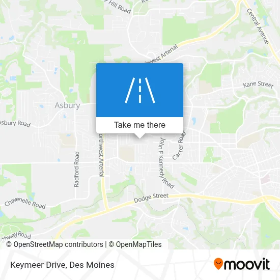 Keymeer Drive map