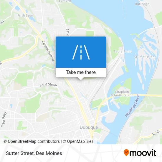Sutter Street map