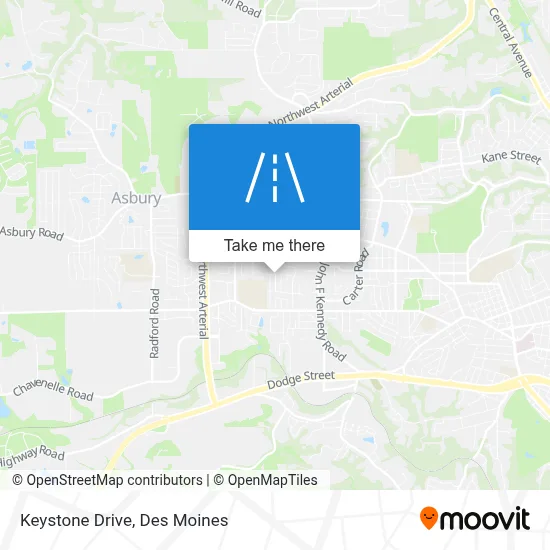 Keystone Drive map