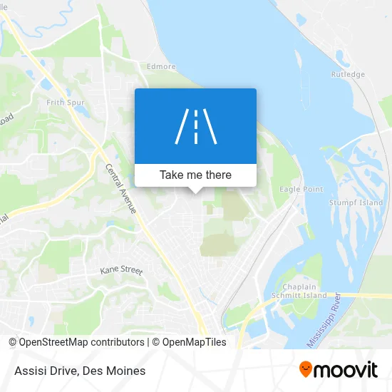 Assisi Drive map
