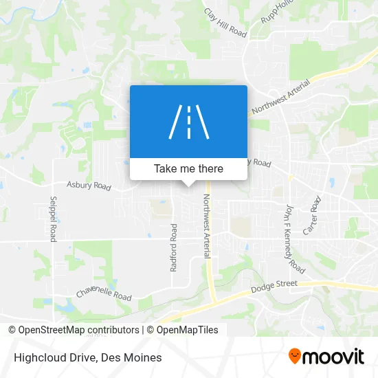 Highcloud Drive map