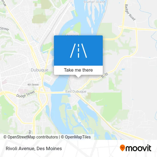 Rivoli Avenue map