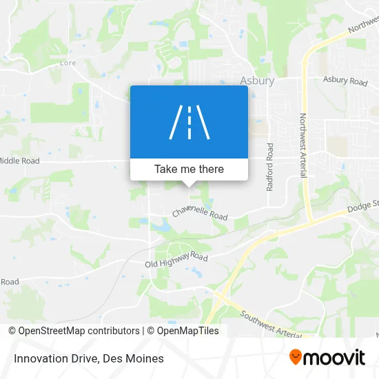 Innovation Drive map