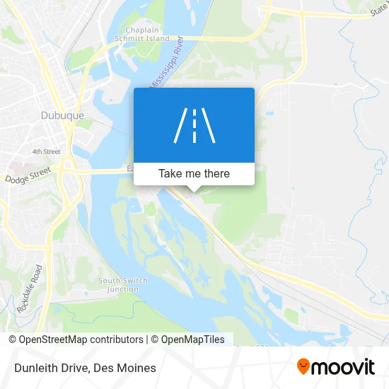 Dunleith Drive map