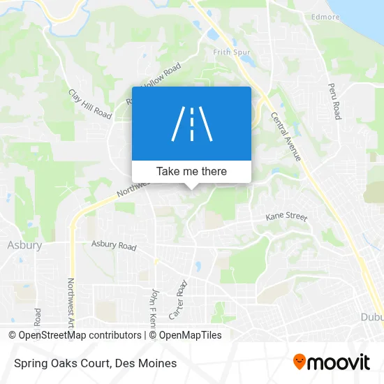 Spring Oaks Court map