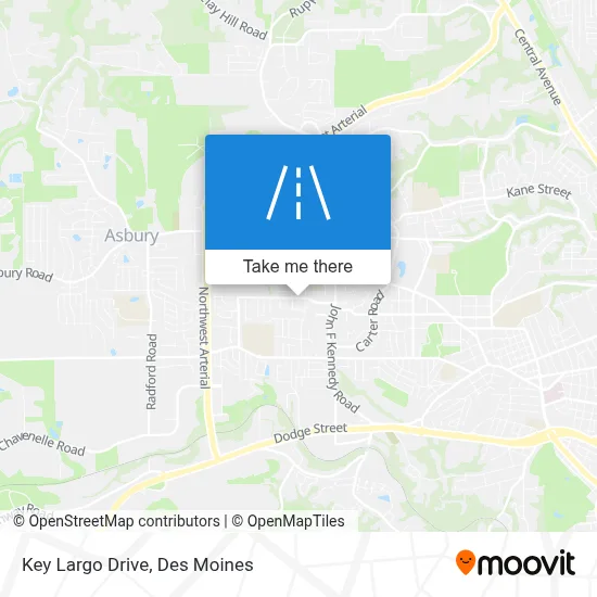 Key Largo Drive map