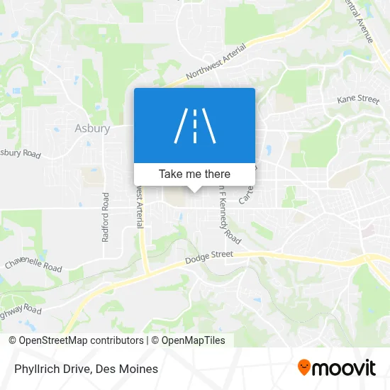 Phyllrich Drive map