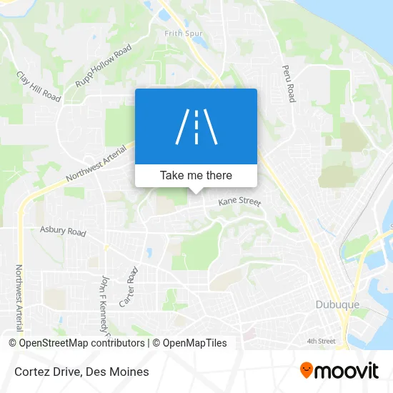Cortez Drive map