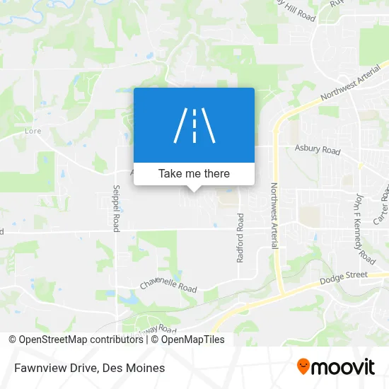 Fawnview Drive map