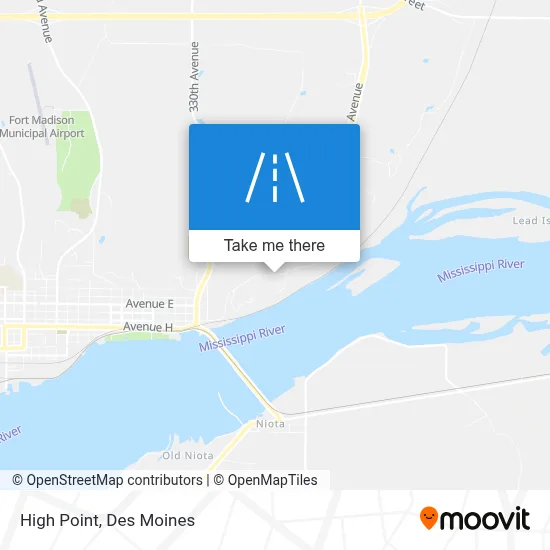 High Point map