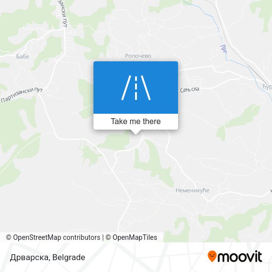 Дрварска map