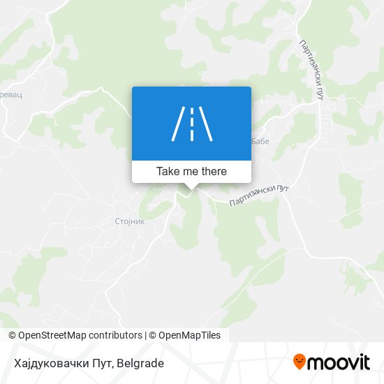 Хајдуковачки Пут map