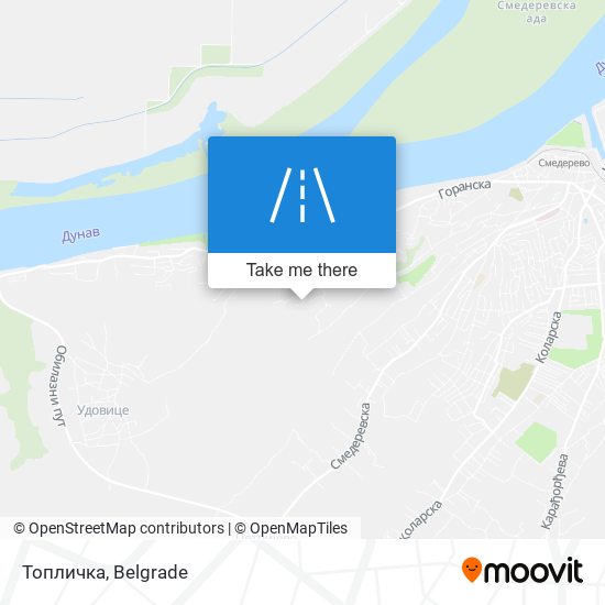 Топличка map