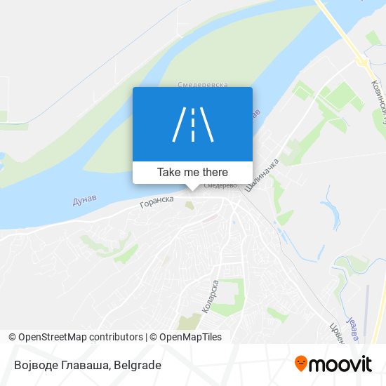 Војводе Главаша map