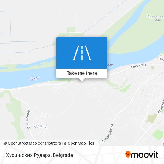 Хусињских Рудара map