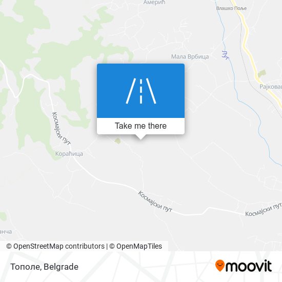 Тополе map