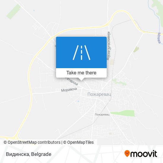 Видинска map