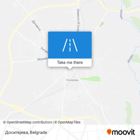 Доситејева map