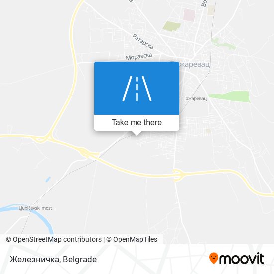 Железничка map