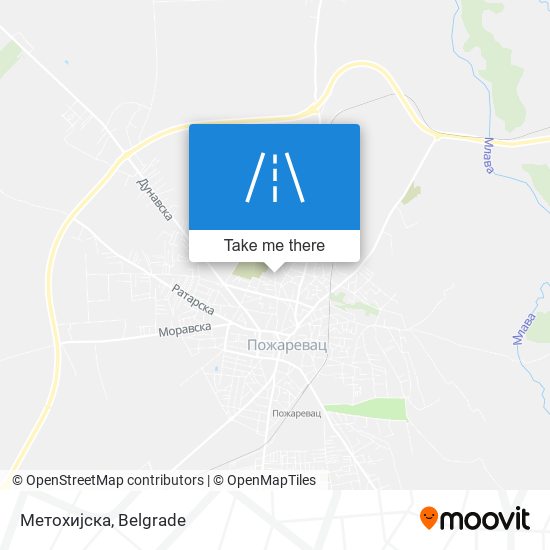 Метохијска map