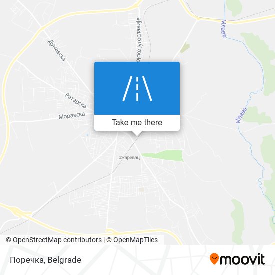 Поречка map