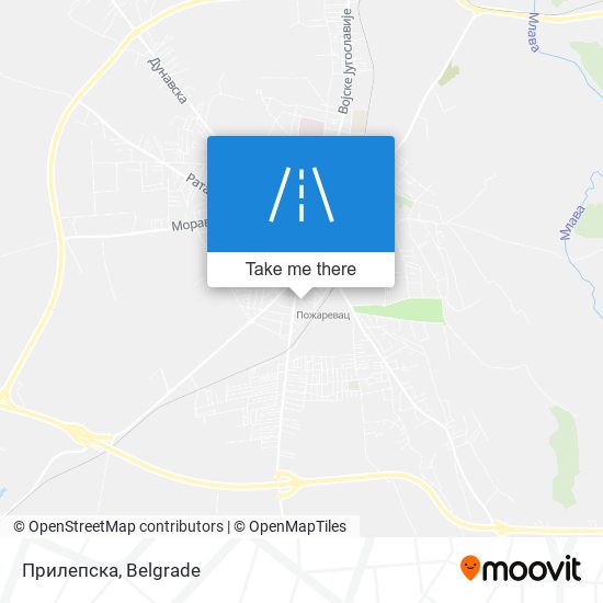 Прилепска map