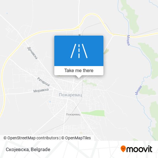 Скојевска map