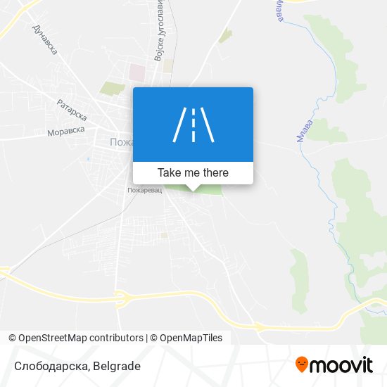 Слободарска map