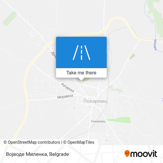 Војводе Миленка map